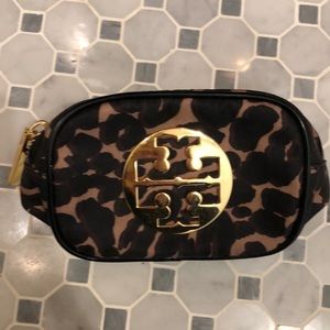 Tory Burch cheetah pouch